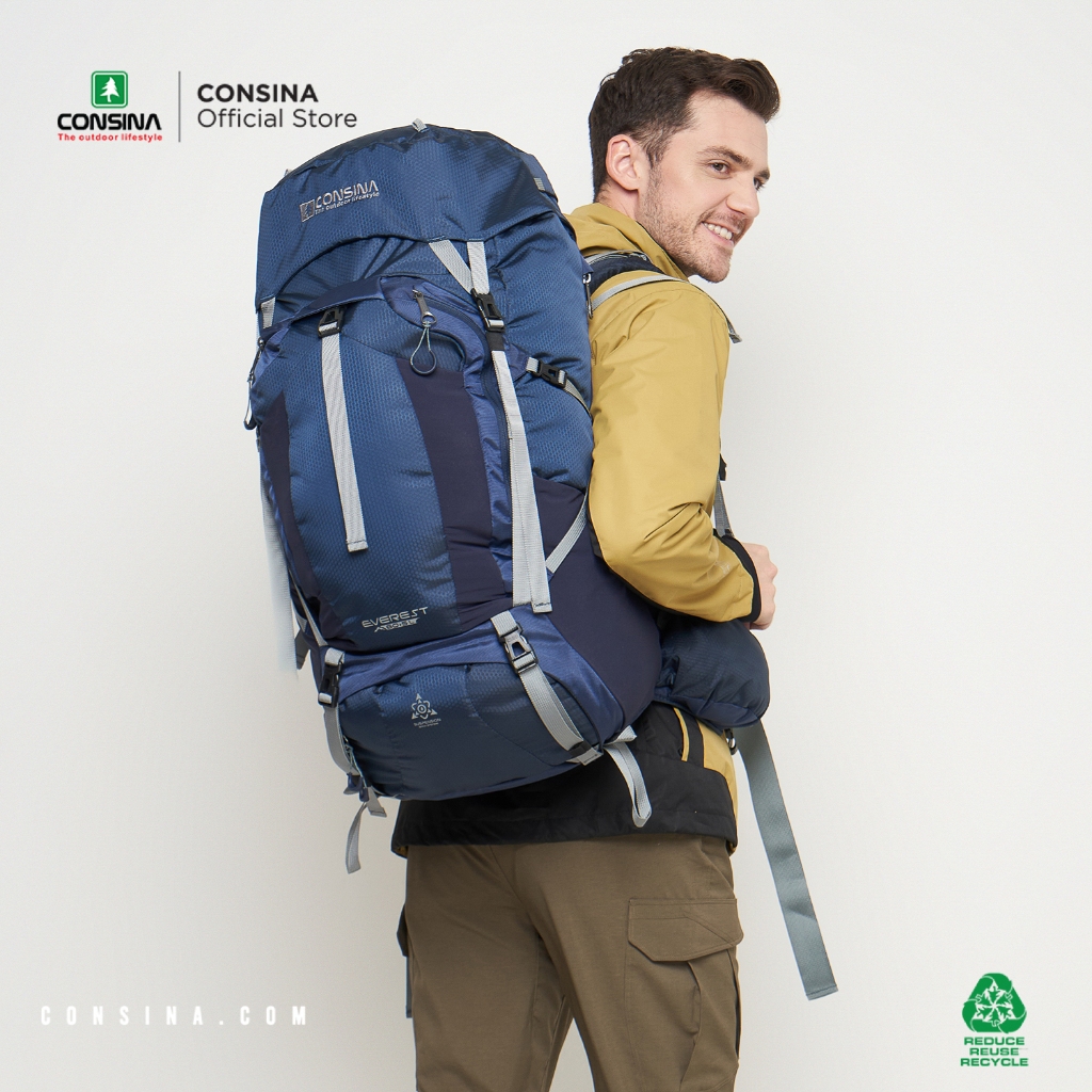 Gramedia Cirebon - CONSINA EVEREST 60+5L EXPERT SERIES RANSEL GUNUNG GEN 3