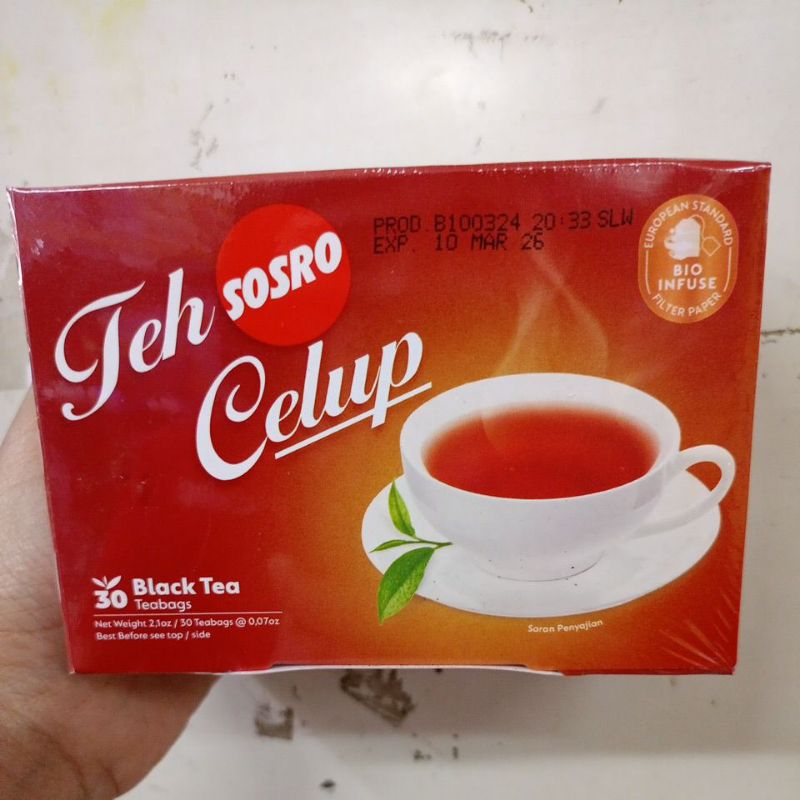 

Teh celup Sosro isi 30's