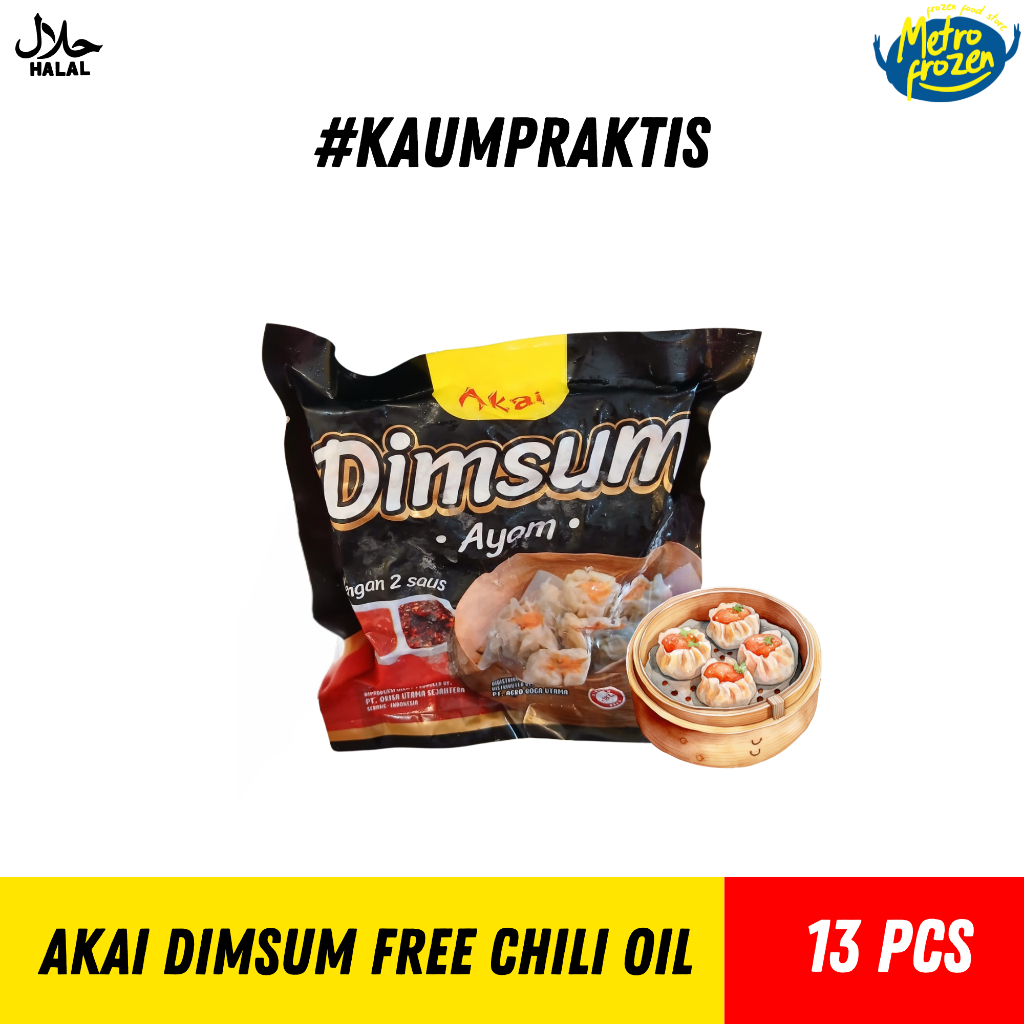 

AKAI Dimsum Free Chili Oil (13 pcs)