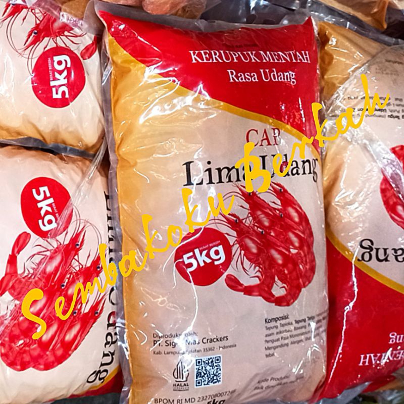 

Kerupuk mentah Cap Lima Udang 5Kg