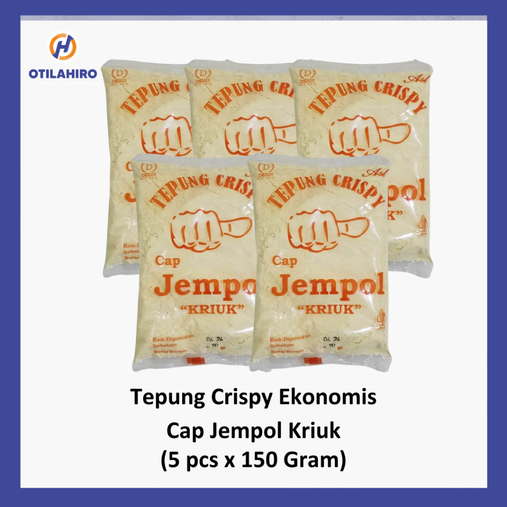 

Tepung Crispy Cap Jempol Kriuk Ekonomis ( 5pcs x150Gr) Original