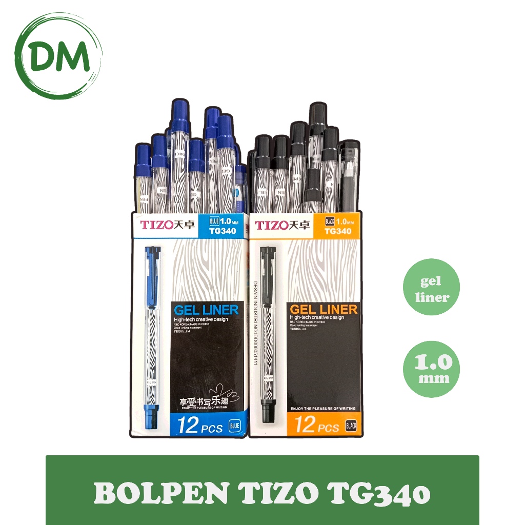

Pulpen Gel Tizo TG-340