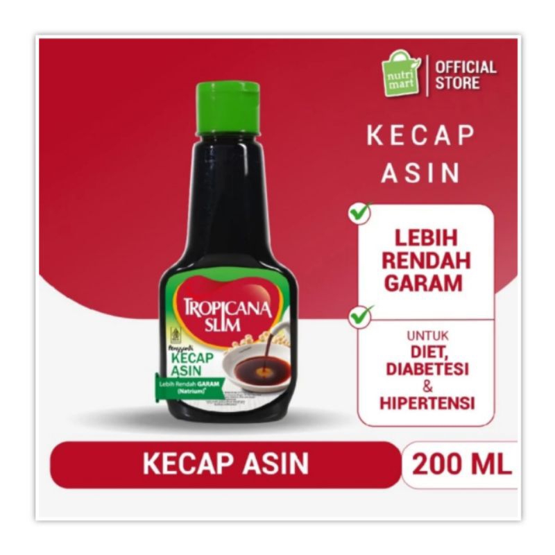 

Tropicana Slim Kecap Asin 200 ml Diet Diabetes Hipertensi