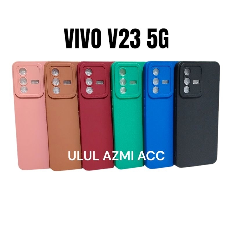 Case Macaron Vivo V23 5G Softcase Pro Kamera