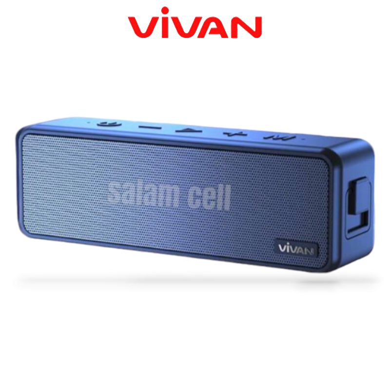 Speaker Bluetooth Music Box Anti Air  VIVAN VS20 Wireless Audio Portable Mega Bass Waterproof IPX7 H