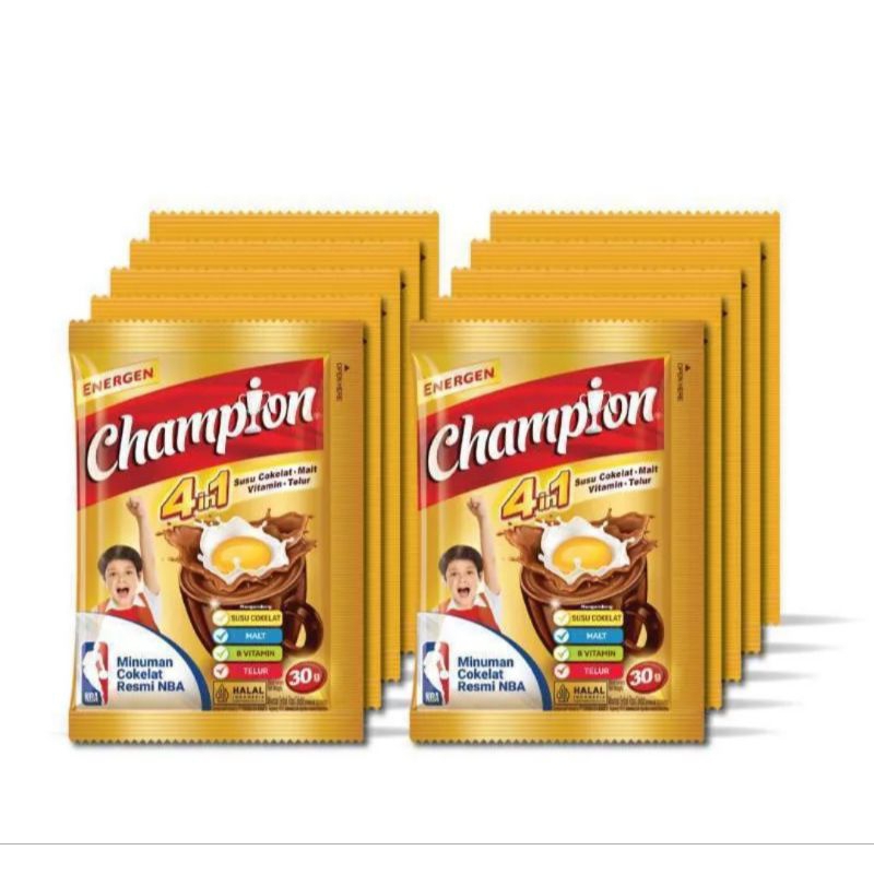 

Energen Champion 4 In 1 [ 10 Sachet / Renceng ]