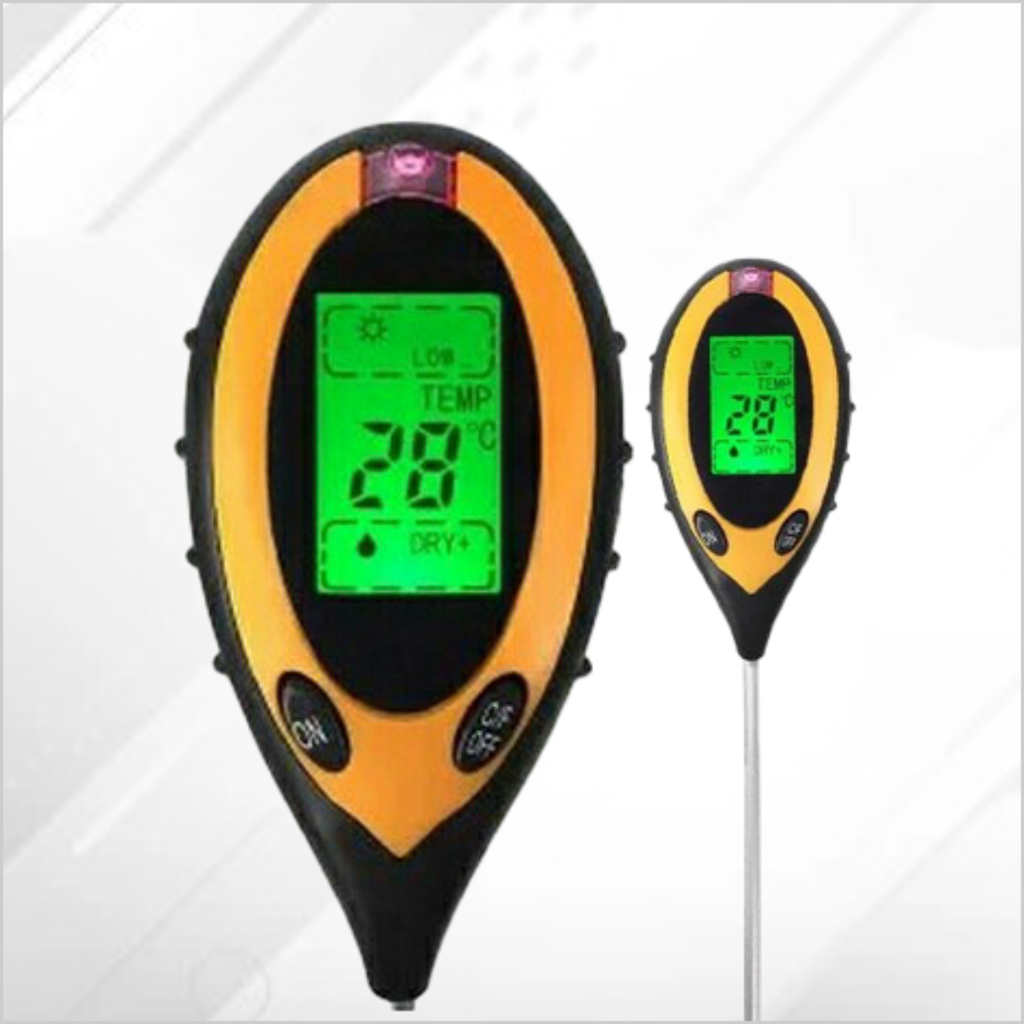 Alat Ukur PH Meter Tanah 4 in 1 Digital
