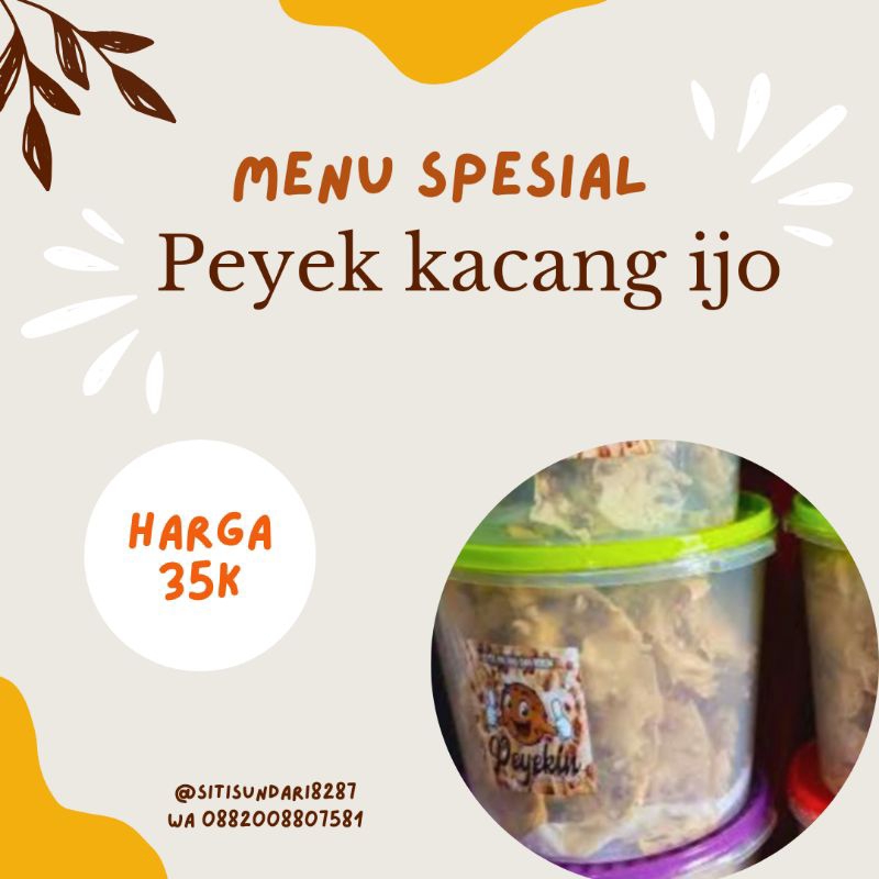 

peyek kacang ijo dari rembang