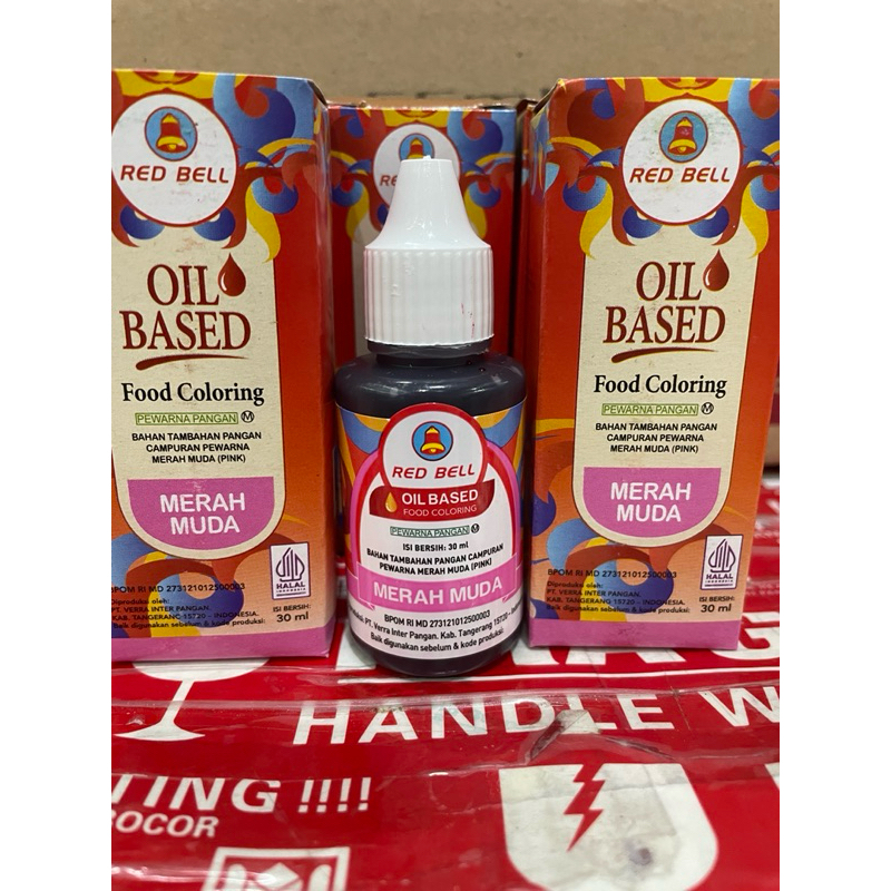 

[REDBELL] Oil Based Pink Rose / Pewarna Makanan Premium 30Ml-pink