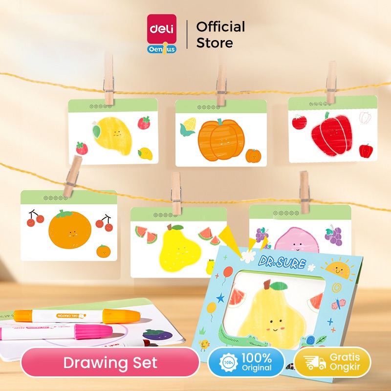 

Deli Genius Set Alat Gambar / Drawing Set HM26