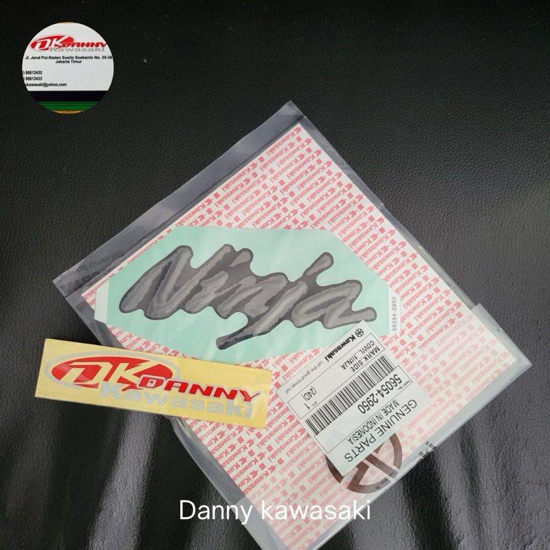 Stiker tangki ninja 250fi original perbuah
