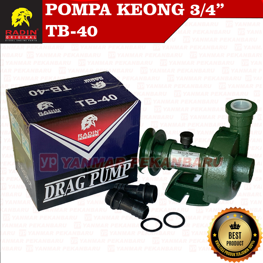 TB40 Water Pump Drag Pump Pompa Sirkulasi TB 40 Pompa Keong