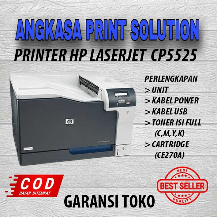 printer hp color LaserJet cp5525dn | 5525 | printer warna | printer a3