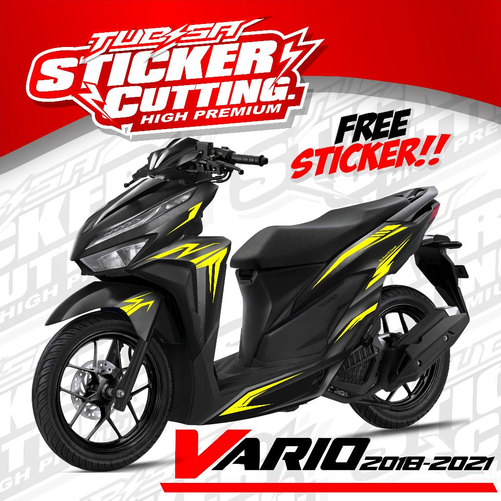 Stiker Cutting Vario 125-150 new - Aksesoris Motor Stiker Honda Vario 125 & 150.Kode: 005