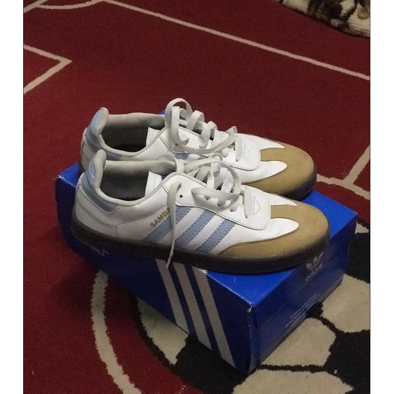 Adidas Samba blue white