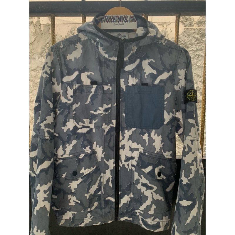 ovs stone island hoded camo