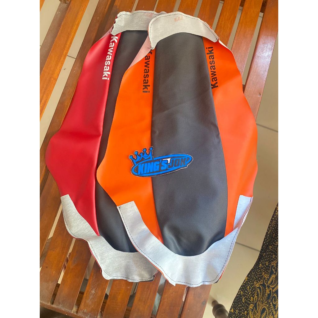 KULIT/COVER trail Kawasaki KLX  STANDAR / Cover jok/sarung jok/kulit jok KLX