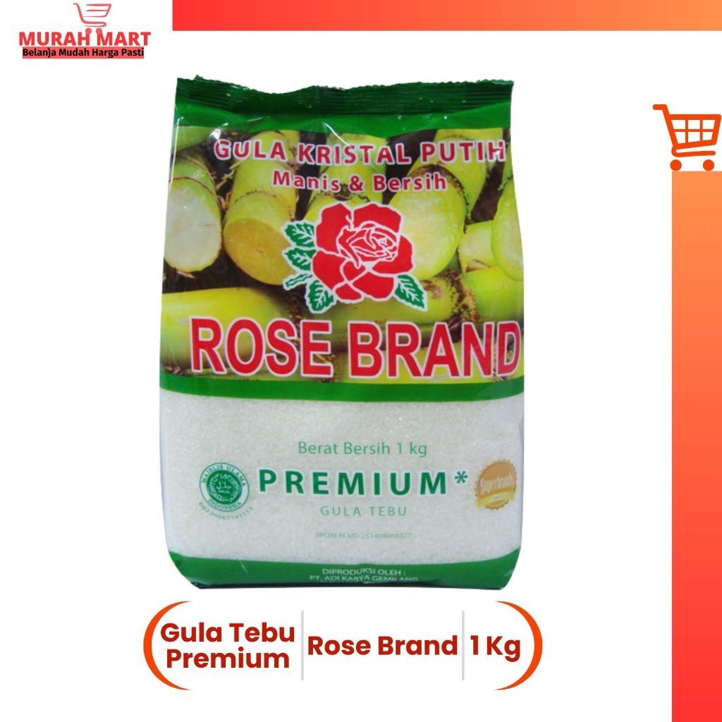 

Gula Pasir Premium Hijau Rose Brand 1Kg