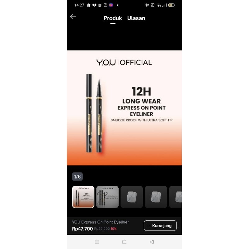 YOU Onpoint Eyeliner 01 Black