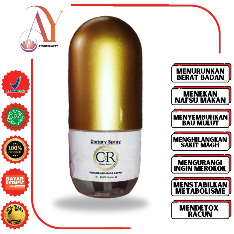 

CNR DIETARY SPRAY / OBAT MULUT UNTUK DIET