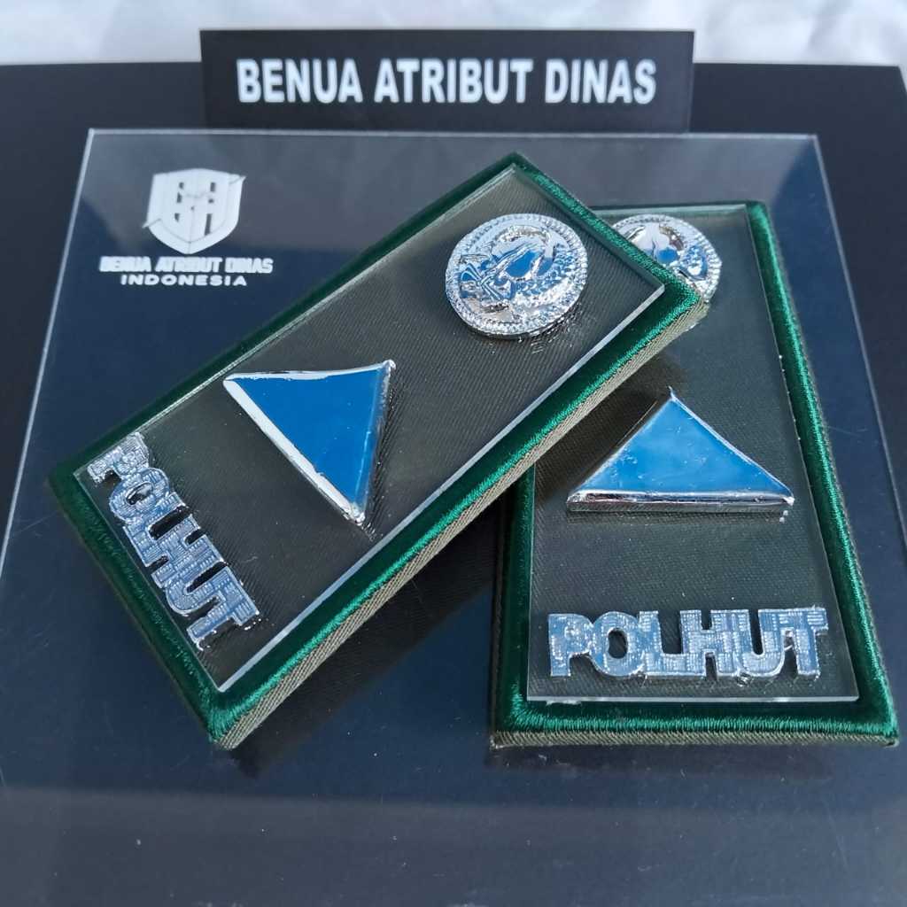 TANDA PANGKAT PDH POLHUT/POLISI HUTAN GOL 2A/2B/2C/2D KAIN AKRILIK