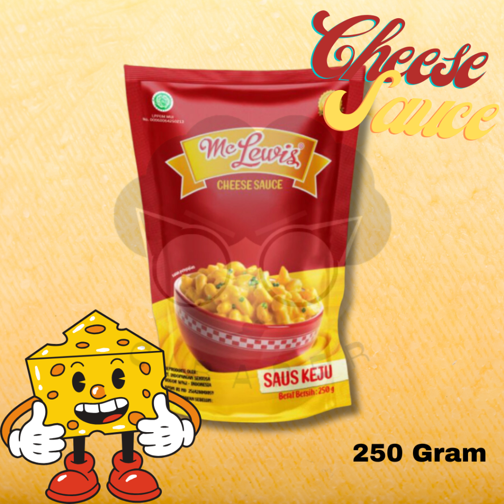 

Mc Lewis Cheese Sauce 250gr / Saus Keju 250gr