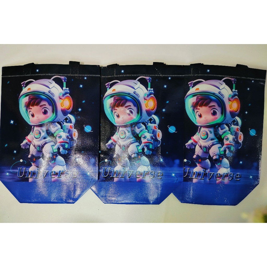 

TOTE BAG GOODIE BAG TAS ULANG TAHUN ANAK ASTRONOT- 3519