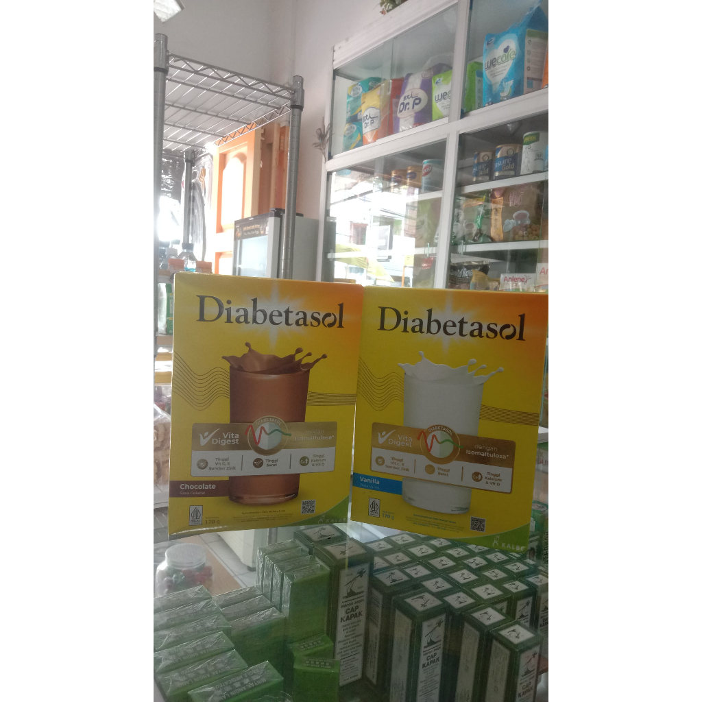 

Diabetasol Vanilla / Vanila / Coklat 170gr