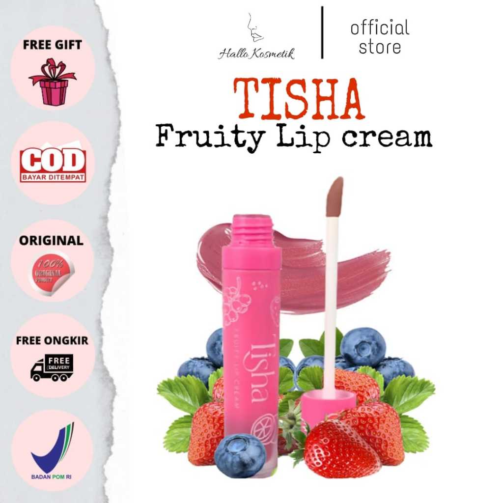 Tisha Beauty Fruity Lip Cream - Smudge Resistant | Matte | Lip Stick