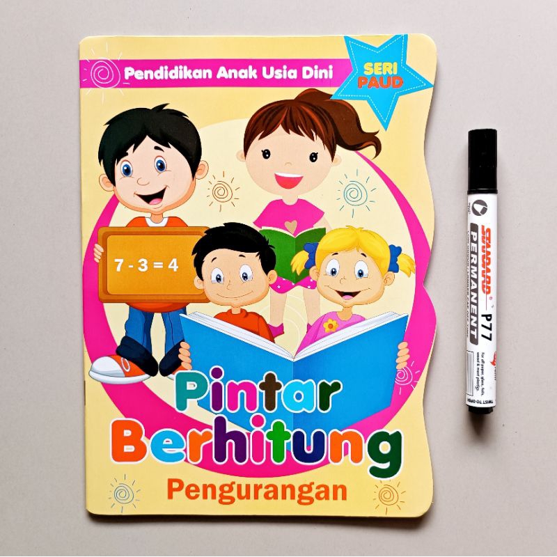 Buku Cara Cepat Dan Mudah Pintar Berhitung Pengurangan Untuk Anak TK/SD - DAFFA MEDIA