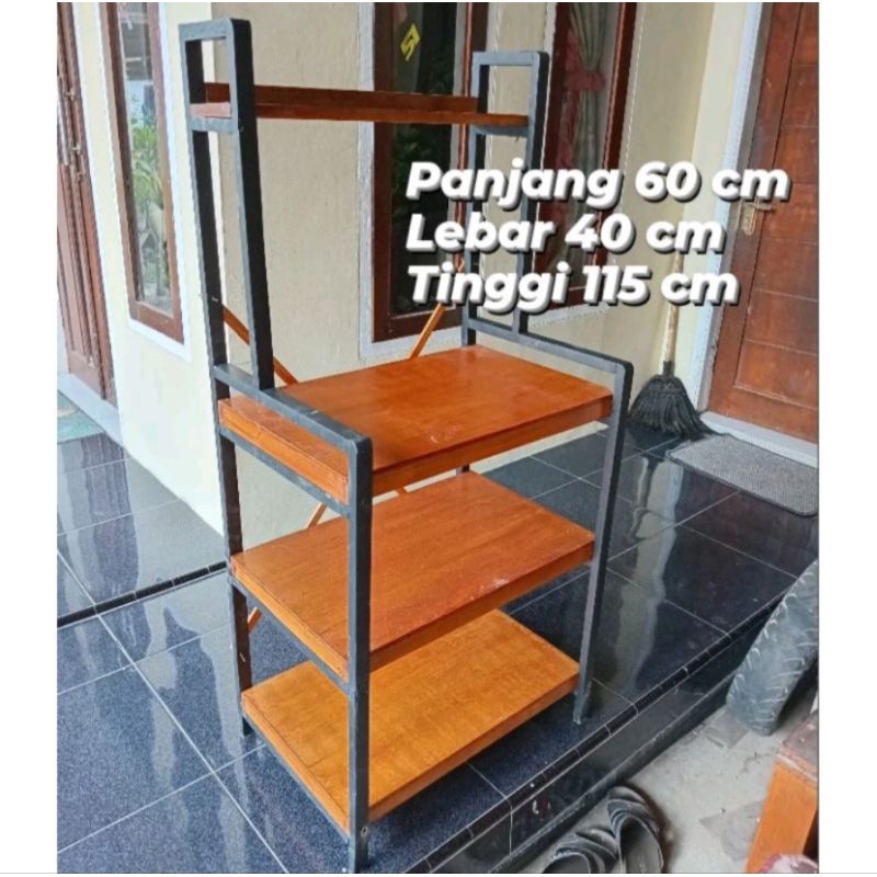 Rak dapur serbaguna Rak oven magicom dan microwave