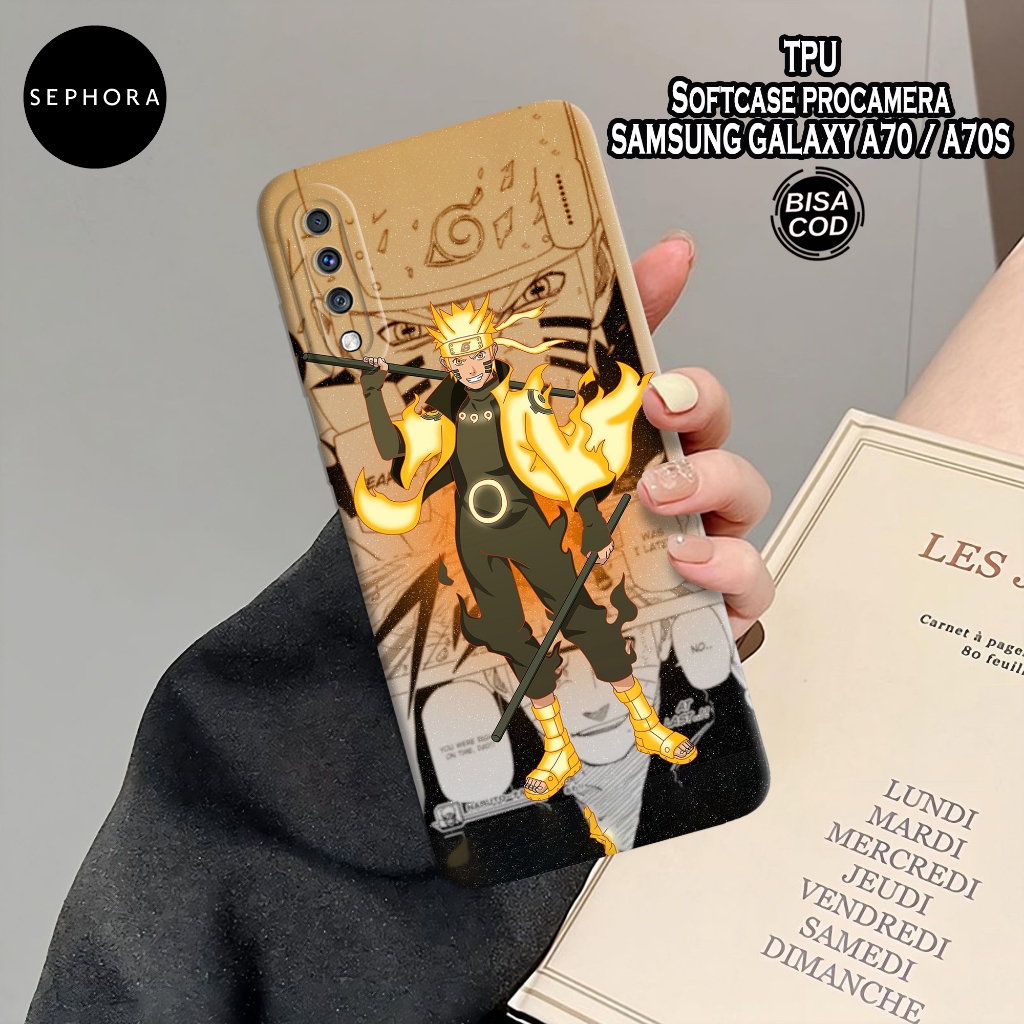 Case Samsung Galaxy A70 / A70s - Fashion Case Anime - Softcase Samsung A70 / A70s - Case Pro Camera 