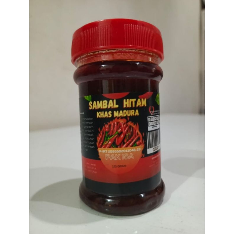 

Sambal Hitam Khas Madura Pak Isa Hommade Tanpa Pengawet Rasa Mantull