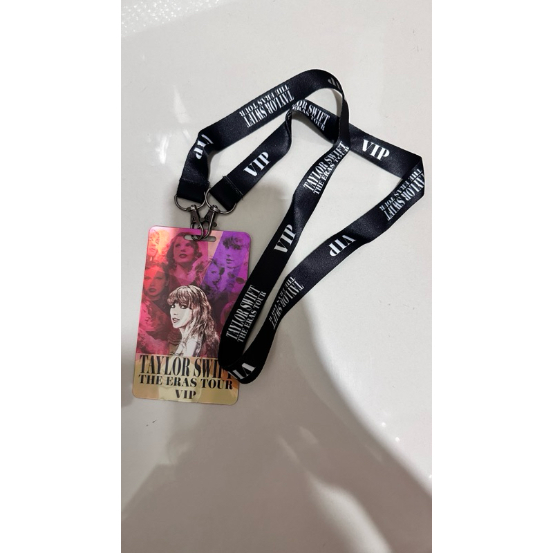 

taylor swift eras tour vip lanyard