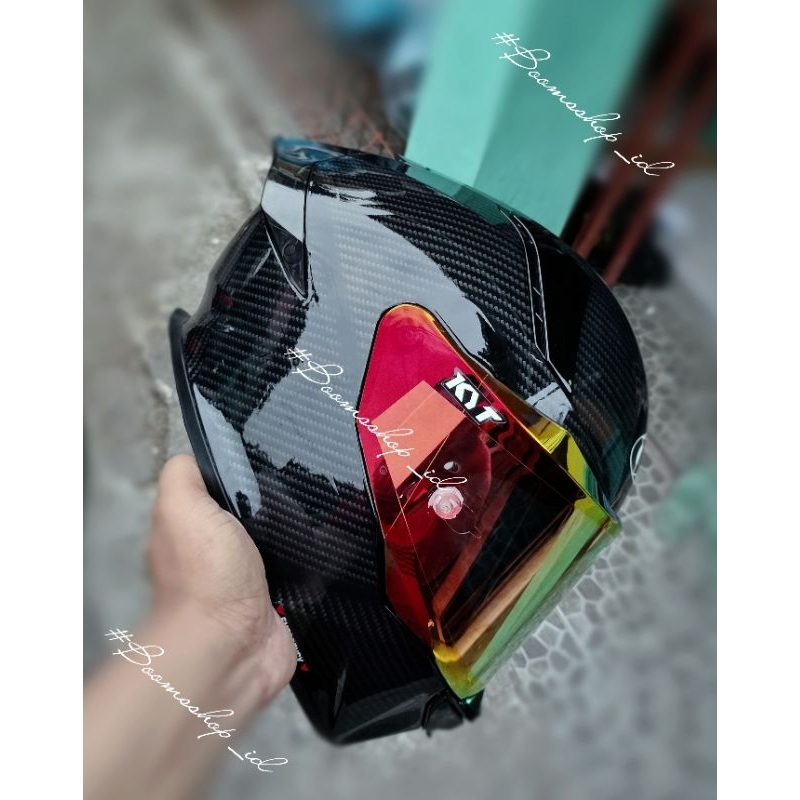 kyt r2r repaint livery carbon cevlar black