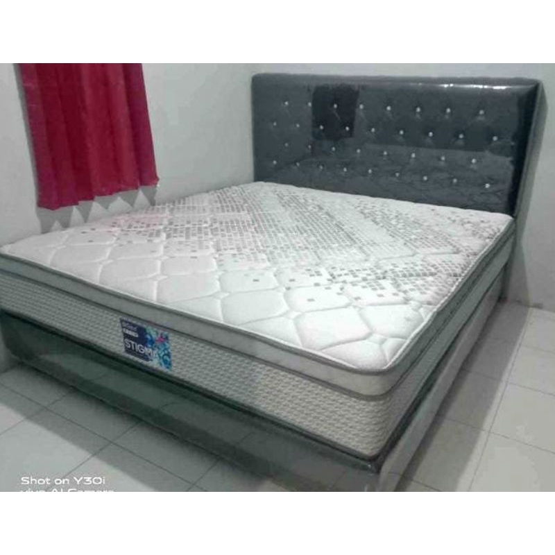Divan minimalis Tanpa laci set springbed Central stigma