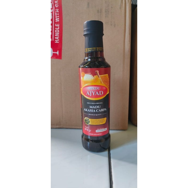 Suksesmoro_ Madu Ajyad - Madu Akasia Capra Kualitas Premium 470 Gram