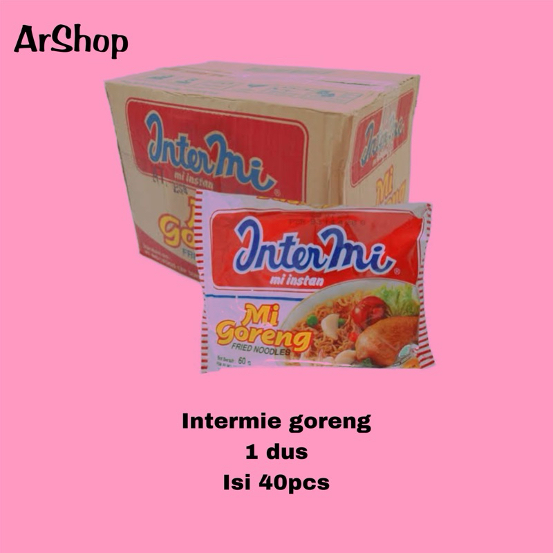 

MIE GORENG INTERMIE 1 DUS ISI 40PCS MURAH