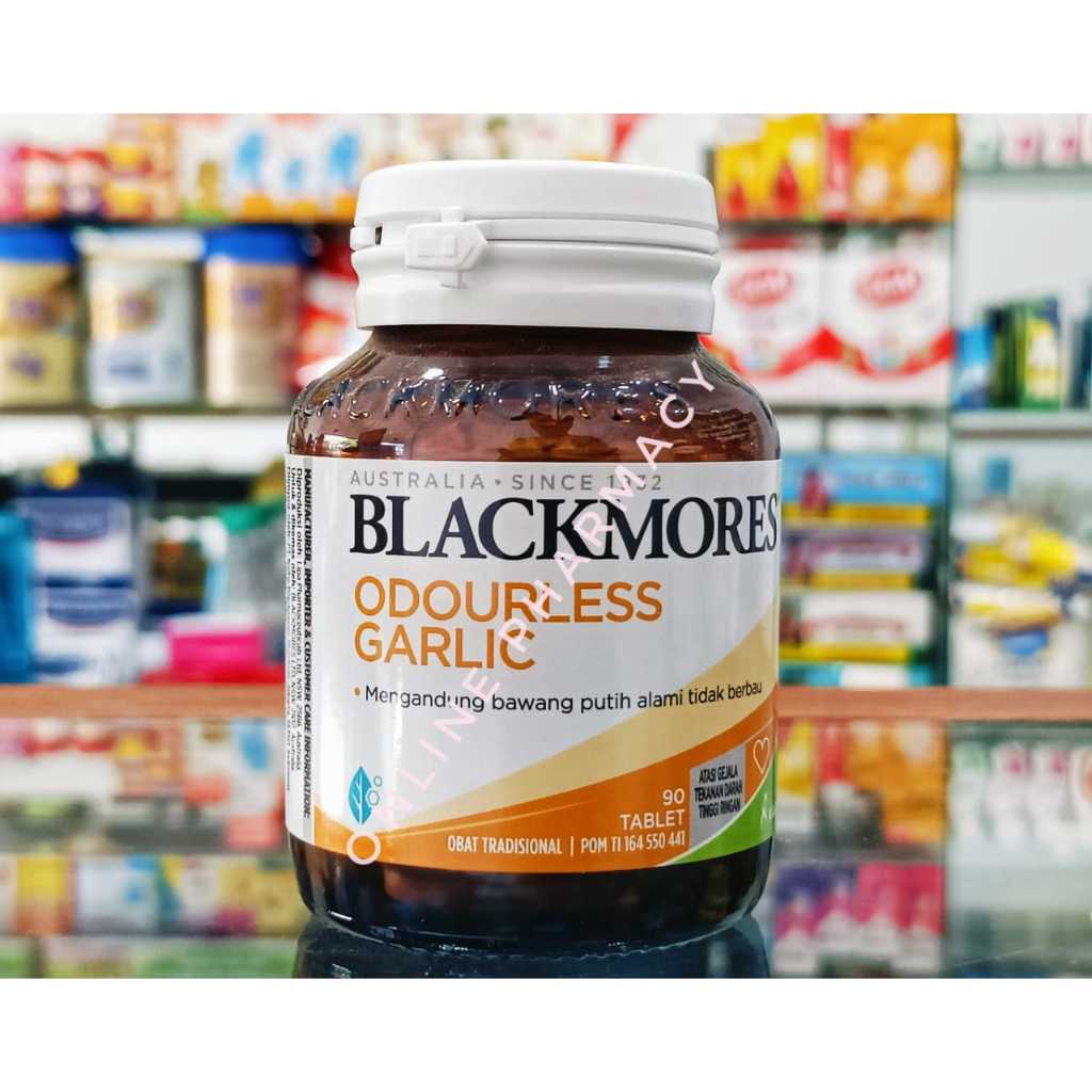 Blackmores Odourless Garlic (90) - Ringankan Gejala Darah Tinggi