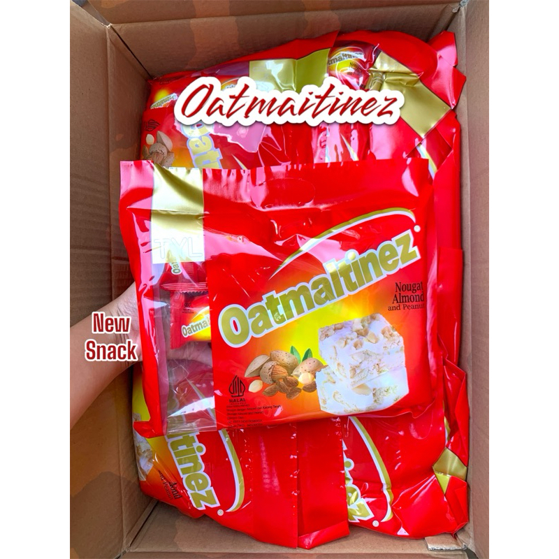 

OATMALTINEZ| NOUGAT ALMOND AND PEANUT| 200G