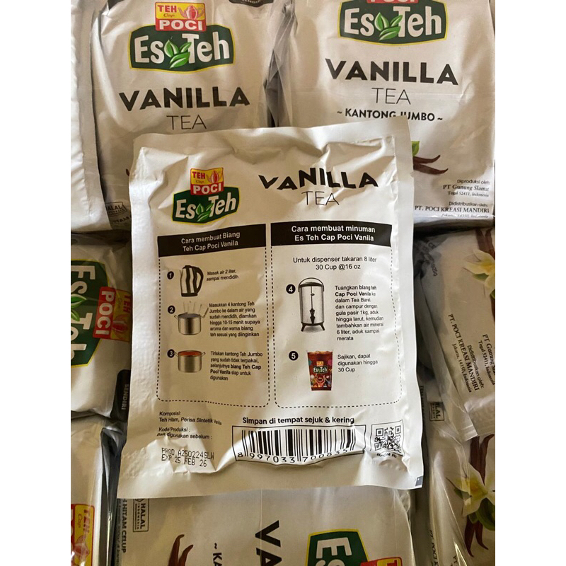 

Teh Poci Jumbo Original Rasa Vanilla