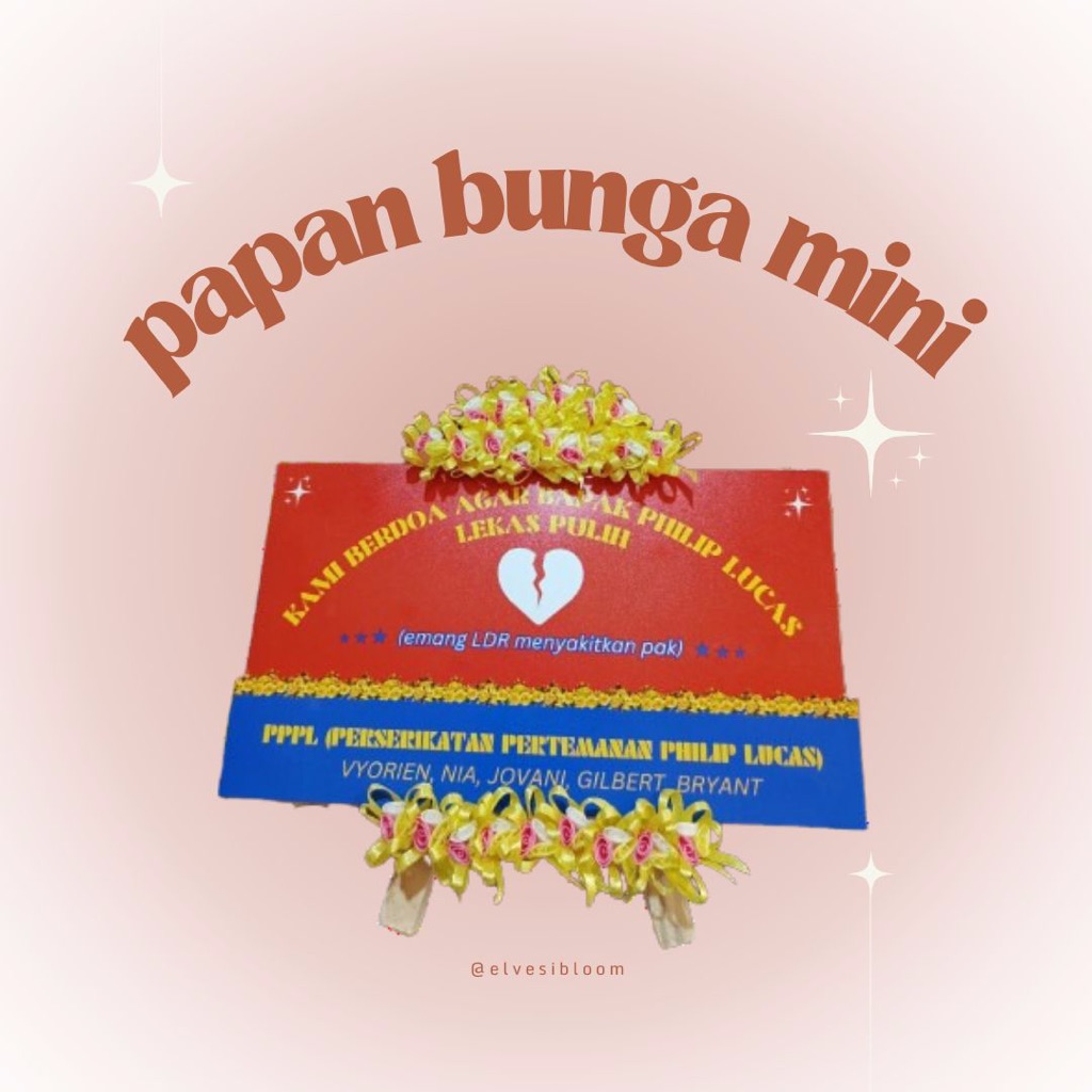 Papan Bunga Mini - Accept Urgent Order | Birthday Gift | Wisuda | Anniversary