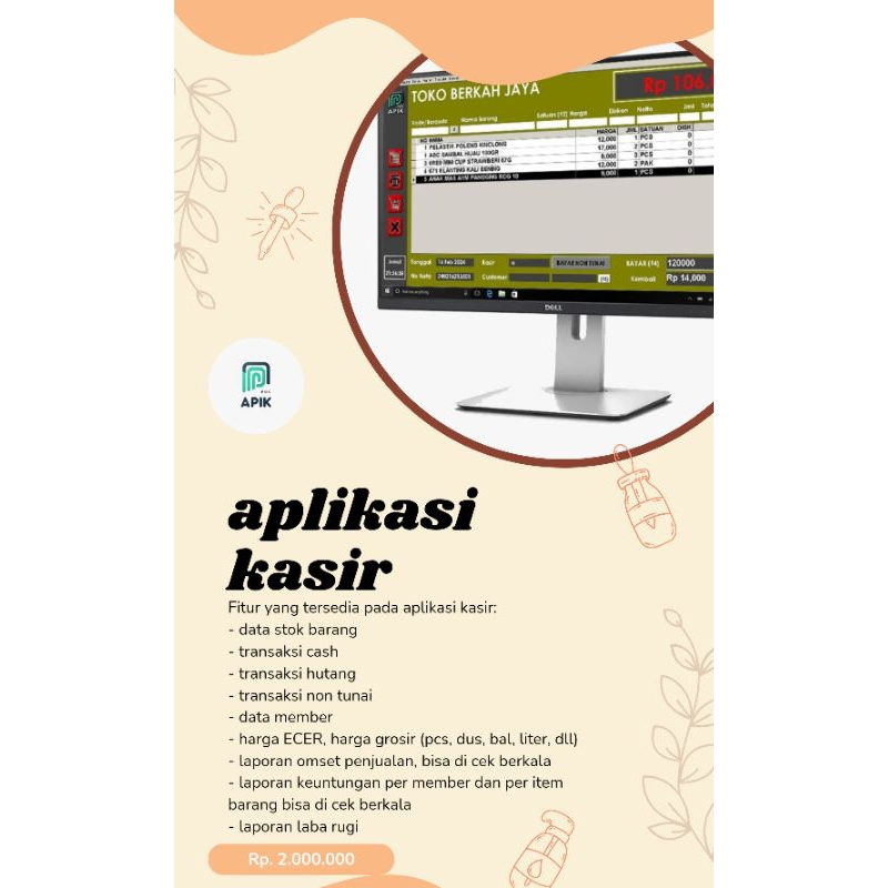 Aplikasi Kasir PC
