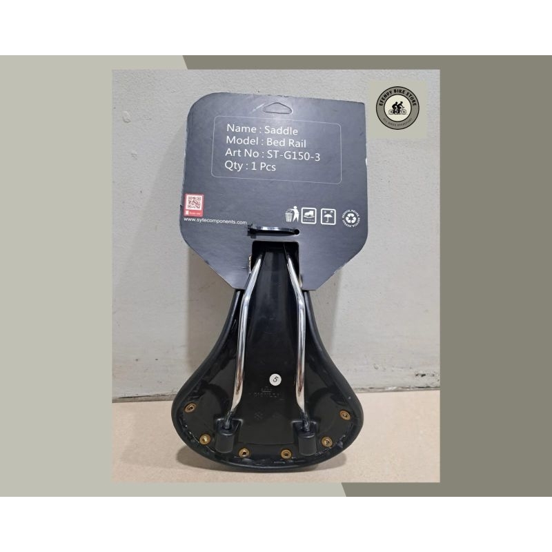 Sadel Syte Paku Jok Syte Jok Sepeda Fiksi MTB Balap Lipat Minion BMX Dudukan Sepeda Syte Hitam