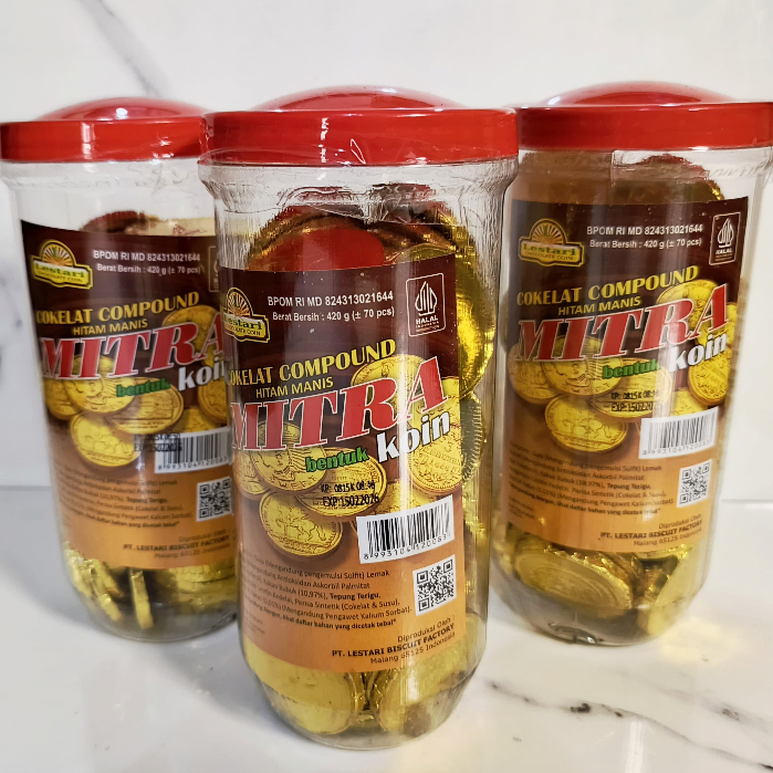 

COKLAT COMPOUND HITAM MANIS BENTUK KOIN