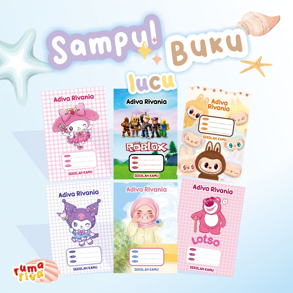 

[ISI 5 LEMBAR ] SAMPUL BUKU CUSTOM ◽ KERTAS SAMPUL BUKU ◽ SIDU KIKY BIGBOSS