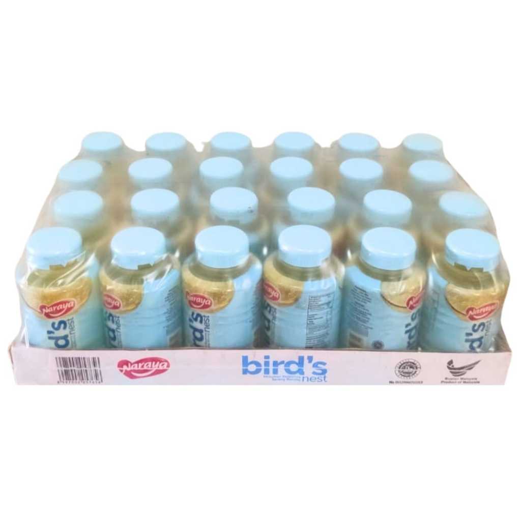 

NARAYA Minuman HALAL Sarang Burung Bird's Nest Botol Plastik 280ml Isi 24 Botol PROMO