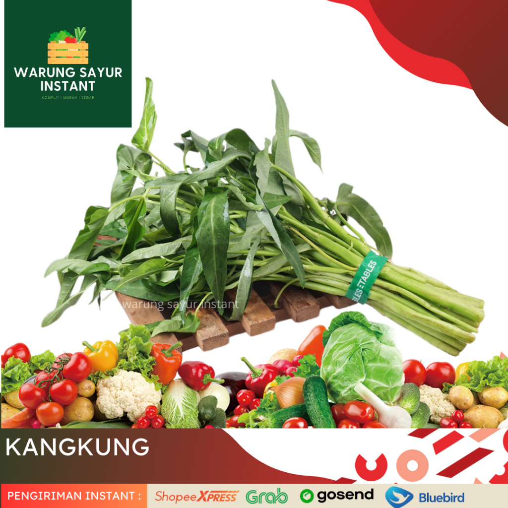 

Kangkung 1 Ikat Sayur Segar Promo Bandung | Warung sayur Instant