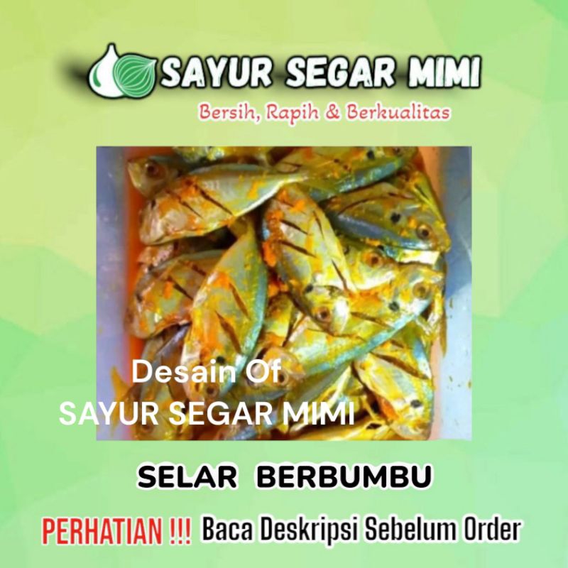 

Ikan selar bumbu kuning siap goreng 1kg