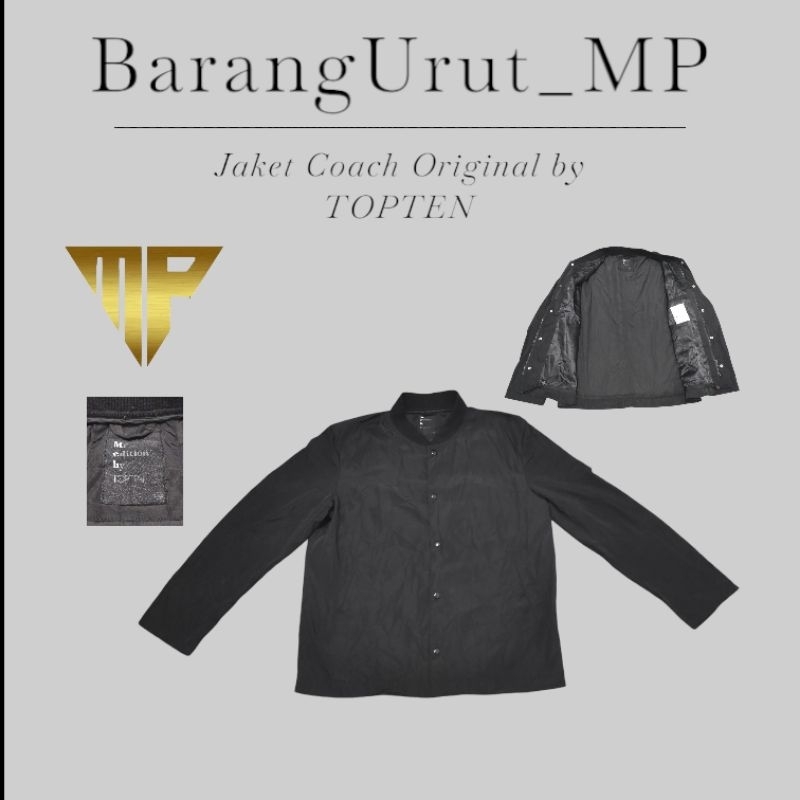 Jaket Coach Original Brand TOPTEN Second